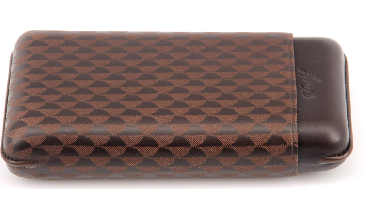 Davidoff Cigar Case XL2 Black Leather Curing
