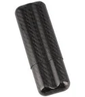 Carbon Fiber Cigar Case for 2 Cigars