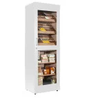 adorini Roma Humidor Cabinet White with Electronic Humidifier