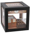 adorini Cube Deluxe Humidor Black