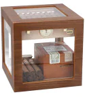 adorini Cube Deluxe Humidor Walnut