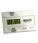 Adorini Digital Hygrometer & Thermometer Silver