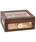 adorini Treviso Deluxe Glass Top Humidor