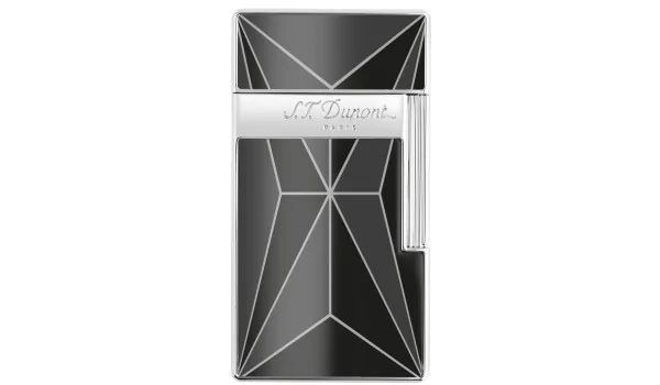 S.T. Dupont Biggy Запалка Fire X Black Chrome 025070