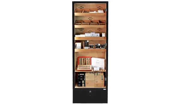 adorini Cabinet Humidor Portofino black