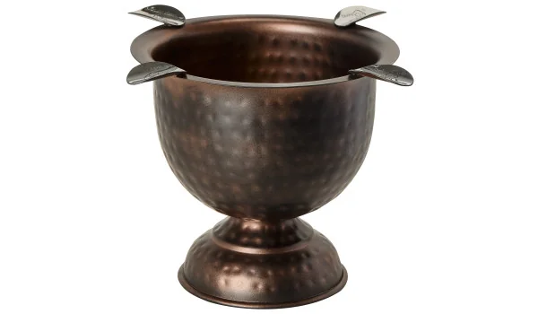 Stinky Tall Ashtray Hammered Copper